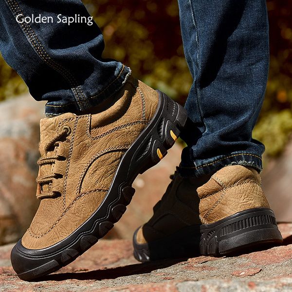 golden sapling outdoor shoes men genuine leather soft rubber tactical boots comfort mountain trekking hiking shoe men's sneakers
golden sapling outdoor shoes men genuine leather soft rubber tactical boots comfort mountain trekking hiking shoe men's sneakers
