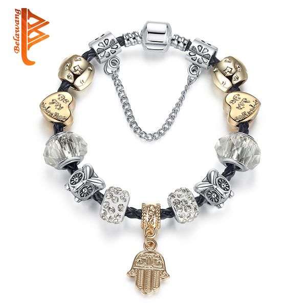 belawang european palm hamsa hand charms bracelets&bangles with safety chain bracelet for women friendship jewelry y200918, Black
belawang european palm hamsa hand charms bracelets&bangles with safety chain bracelet for women friendship jewelry y200918, Black