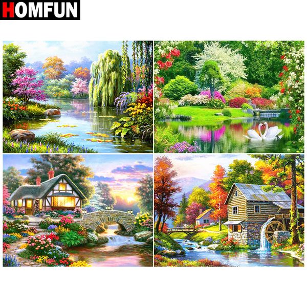 homfun 5d diamond painting full square/round "lake house tree" picture of rhinestone diy diamond embroidery home decor
homfun 5d diamond painting full square/round "lake house tree" picture of rhinestone diy diamond embroidery home decor