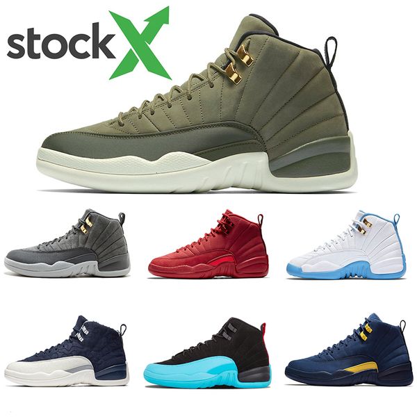 2020 баскетбол обувь jumpman 12 12s игры royal игра гриппа плей-офф тройной черный белый красный gym мужские athletic спорт кроссовки 40-47, Black
2020 баскетбол обувь jumpman 12 12s игры royal игра гриппа плей-офф тройной черный белый красный gym мужские athletic спорт кроссовки 40-47, Black