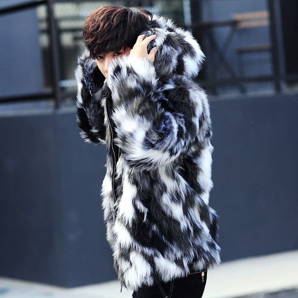 leopard искусственного меха пальто мужчины с капюшоном теплая мужская шубы zipper outwear куртка мужчины зима parka крупногабаритные красочн, Black
leopard искусственного меха пальто мужчины с капюшоном теплая мужская шубы zipper outwear куртка мужчины зима parka крупногабаритные красочн, Black