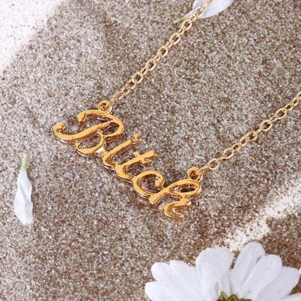fashion statement necklace gold / silver color letter pendant necklace women girls femme selling
fashion statement necklace gold / silver color letter pendant necklace women girls femme selling