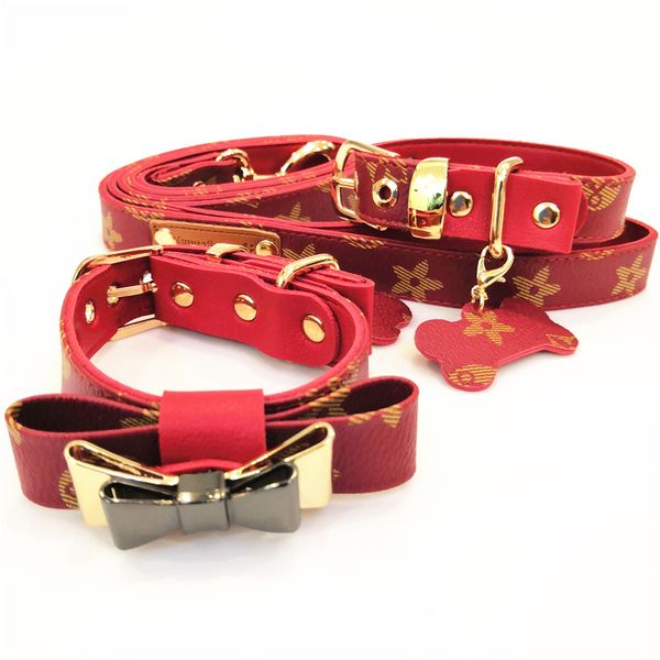 2020 New Brown Bow Dog's Collars Leather Pet Traction Rope Suit Outdoor Dog Safety Products Designer Leashes
2020 New Brown Bow Dog's Collars Leather Pet Traction Rope Suit Outdoor Dog Safety Products Designer Leashes