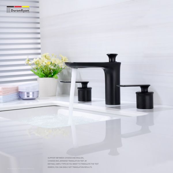 duranryan black three-hole faucet and cold basin all copper archaize split three-piece set
duranryan black three-hole faucet and cold basin all copper archaize split three-piece set
