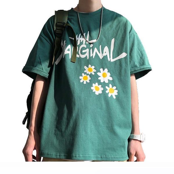 harajuku style short-sleeved t-shirt men tide brand personality fashion lovers loose port wind ins over the fire cec, White;black
harajuku style short-sleeved t-shirt men tide brand personality fashion lovers loose port wind ins over the fire cec, White;black