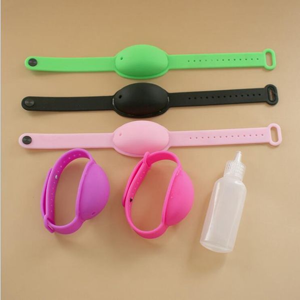 refill silicone wristband hand sanitizer bracelet dispenser with empty bottle accept custom logo reusable and adjustable bracelet
refill silicone wristband hand sanitizer bracelet dispenser with empty bottle accept custom logo reusable and adjustable bracelet