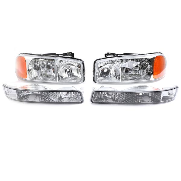 winsun headlights corner parking bumper lights for 1999 to 2006 gmc sierra yukon xl
winsun headlights corner parking bumper lights for 1999 to 2006 gmc sierra yukon xl