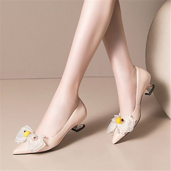 pxelena plus size 34-43 genuine patent leather shoes women 2020 autumn spring pearl beads butterfly-knot strange med heel pumps, Black
pxelena plus size 34-43 genuine patent leather shoes women 2020 autumn spring pearl beads butterfly-knot strange med heel pumps, Black