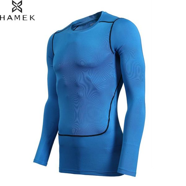 male running t-shirt tights long sleeve solid color tees men compression shirt fitness quick dry cool soccer jersey, Black;blue
male running t-shirt tights long sleeve solid color tees men compression shirt fitness quick dry cool soccer jersey, Black;blue