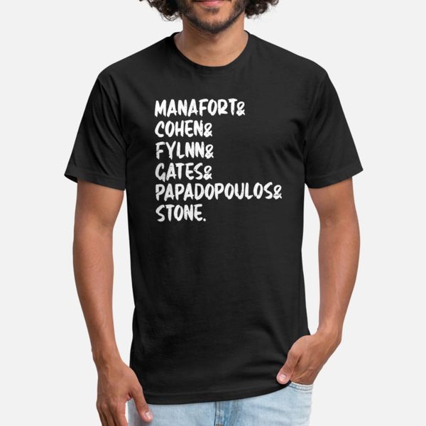 politics manafort cohen flynn gates papadopoulos t shirt men designer cotton round collar kawaii loose funny casual spring outfit shirt
politics manafort cohen flynn gates papadopoulos t shirt men designer cotton round collar kawaii loose funny casual spring outfit shirt