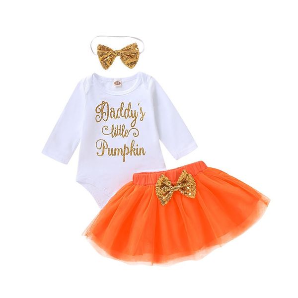 long sleeve girl romper newborn lace romper girl baby suit halloween letter print romper+bow-knot skirt+headbands set outfit, Slivery;white
long sleeve girl romper newborn lace romper girl baby suit halloween letter print romper+bow-knot skirt+headbands set outfit, Slivery;white