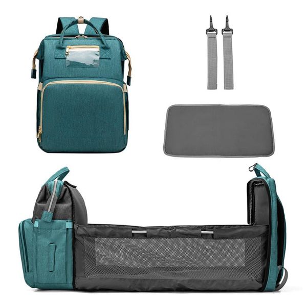 2 in 1 stroller backpack large mommy folding crib bag changing diaper pack baby bed bags maternity nursing handbag mom bag
2 in 1 stroller backpack large mommy folding crib bag changing diaper pack baby bed bags maternity nursing handbag mom bag