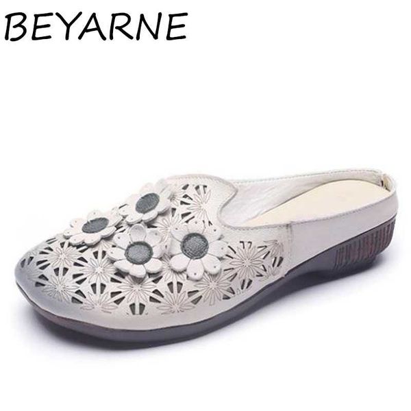 beyarnenew round head handmade flowers retro hole genuine leather shoes sandals flat soft comfort fashion slippers casual sandal, Black
beyarnenew round head handmade flowers retro hole genuine leather shoes sandals flat soft comfort fashion slippers casual sandal, Black
