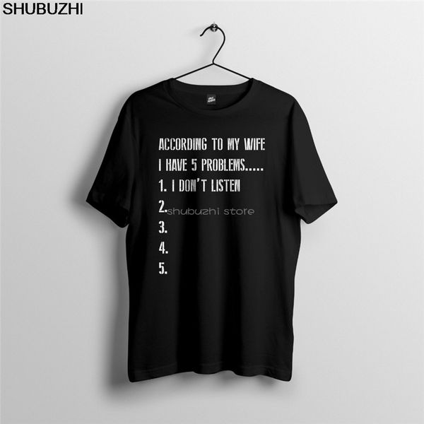 my wife says i don't listen - funny humour dad joke - mens t shirt men cotton brand clothing tees casual male sbz5587
my wife says i don't listen - funny humour dad joke - mens t shirt men cotton brand clothing tees casual male sbz5587