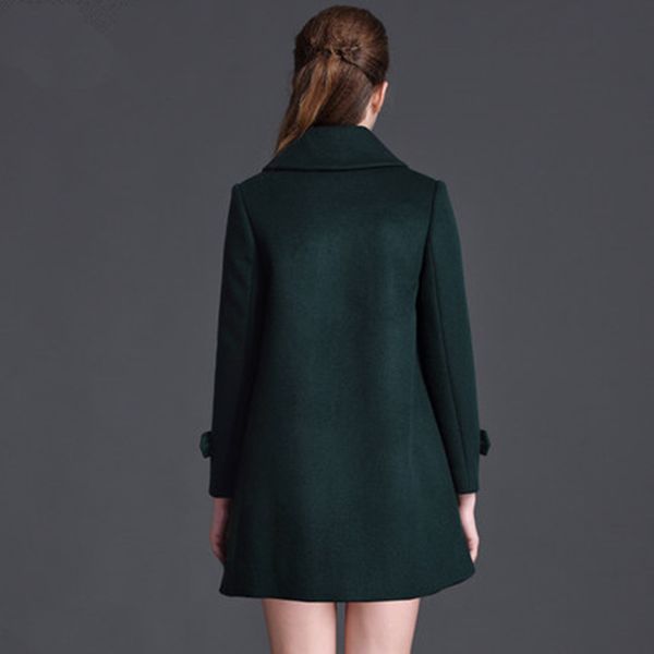 women winter 2020 new autumn turn-down collar double breasted wool coat female cloak slim fashion comfortable tweed coat zx526, Black
women winter 2020 new autumn turn-down collar double breasted wool coat female cloak slim fashion comfortable tweed coat zx526, Black