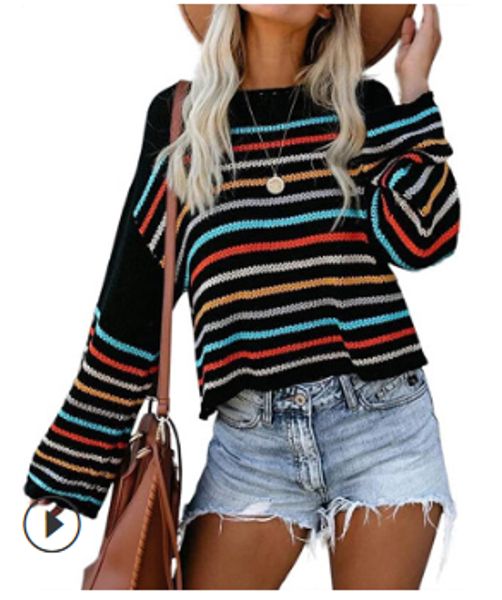 colorful stripes women sweater jumper knitwear fashion slim women's turtlenecks sweaters and pullovers colorful pull, White;black
colorful stripes women sweater jumper knitwear fashion slim women's turtlenecks sweaters and pullovers colorful pull, White;black