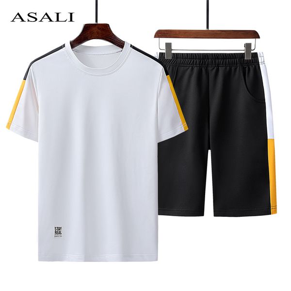 summer tracksuit men 2020 sportswear mens set new t shirts + shorts 2 piece set casual tracksuits male track suit plus size 4xl, Gray
summer tracksuit men 2020 sportswear mens set new t shirts + shorts 2 piece set casual tracksuits male track suit plus size 4xl, Gray