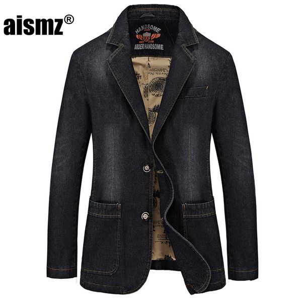 aismz new autumn winter blazer men cotton denim smart casual men jacket slim fit suits brand clothing plus size m-xxxxl, White;black
aismz new autumn winter blazer men cotton denim smart casual men jacket slim fit suits brand clothing plus size m-xxxxl, White;black