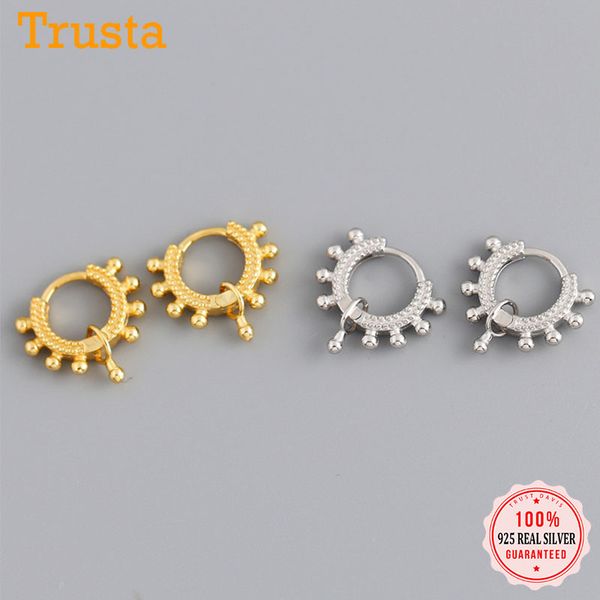 hoop & huggie trustdavis real 925 sterling silver sweet minimalist beads earring for women birthday party fine s925 jewelry gift da1696, Golden;silver
hoop & huggie trustdavis real 925 sterling silver sweet minimalist beads earring for women birthday party fine s925 jewelry gift da1696, Golden;silver