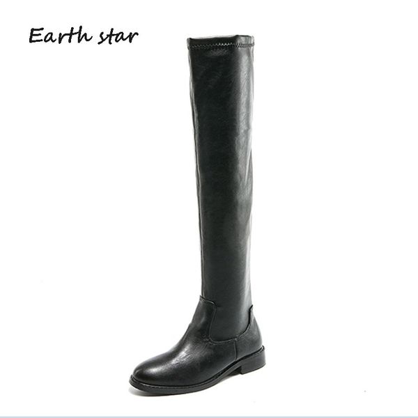 botas mujer повседневная обувь женщины моды марка high boots эластичность над коленом lady chaussure осень новый женский обувные черный, Black
botas mujer повседневная обувь женщины моды марка high boots эластичность над коленом lady chaussure осень новый женский обувные черный, Black