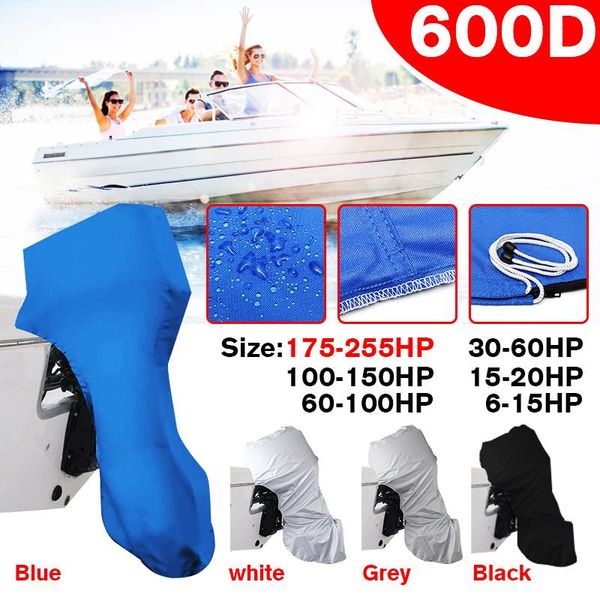 600d 6-225hp boat engine cover full outboard engine motor protection for 6-225hp motor waterproof blue black grey
600d 6-225hp boat engine cover full outboard engine motor protection for 6-225hp motor waterproof blue black grey