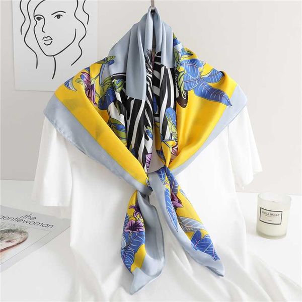 2020 elegant women neck silk scarf square headscarf foulard hijab lady floral print soft bandana scarves shawls wraps, Blue;gray
2020 elegant women neck silk scarf square headscarf foulard hijab lady floral print soft bandana scarves shawls wraps, Blue;gray