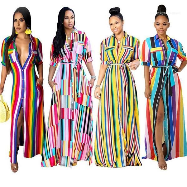 womens dresses casual half sleeve females turn down collar clothing womens designer striped shirt dresses fashion mid waist bandage, Black;gray
womens dresses casual half sleeve females turn down collar clothing womens designer striped shirt dresses fashion mid waist bandage, Black;gray