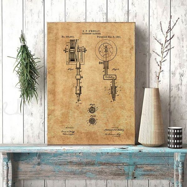 tattoo machine patent print vintage canvas poster tattoo parlor posters blueprint wall art painting gift idea picture decoration
tattoo machine patent print vintage canvas poster tattoo parlor posters blueprint wall art painting gift idea picture decoration
