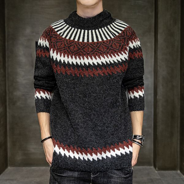 men's sweaters korean style autumn harajuku geometric printed men casual long sleeve knitted pullovers oversized man, White;black
men's sweaters korean style autumn harajuku geometric printed men casual long sleeve knitted pullovers oversized man, White;black