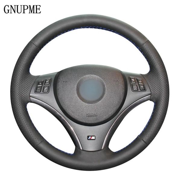 hand-stitched black artificial leather car steering wheel cover for e90 325i 330i 335i e87 120i 130i 120d
hand-stitched black artificial leather car steering wheel cover for e90 325i 330i 335i e87 120i 130i 120d