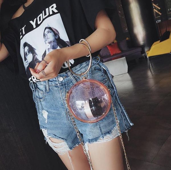 ingenious2020 jelly female women's designer handbag transparent decent metal ring tote acrylic chain round shoulder messenger ba
ingenious2020 jelly female women's designer handbag transparent decent metal ring tote acrylic chain round shoulder messenger ba