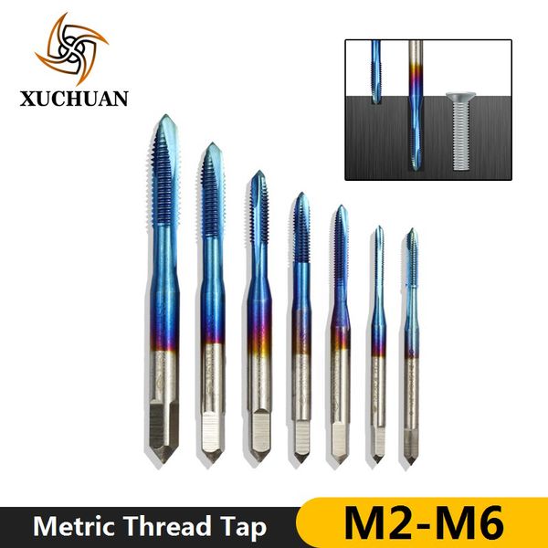 1pc m2-m6 straight flute metric thread tap drill hss 6542 screw hole tap dril bit nano blue coated machine
1pc m2-m6 straight flute metric thread tap drill hss 6542 screw hole tap dril bit nano blue coated machine