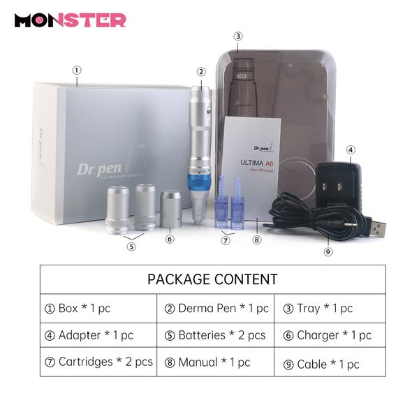 professional ultima derma pen a6 wrinkle removal 12 pin 36 pin microneedle pen derma rolling system derma pen, Black;white
professional ultima derma pen a6 wrinkle removal 12 pin 36 pin microneedle pen derma rolling system derma pen, Black;white