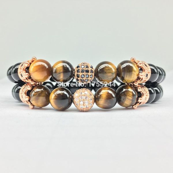 cz0049 powerful energy bracelet trendy tiger eye black onyx crown bracelet fashion vintage natural stone
cz0049 powerful energy bracelet trendy tiger eye black onyx crown bracelet fashion vintage natural stone