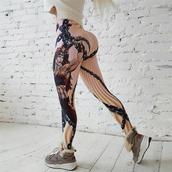 women compression leggings 3d high stretch heroine warrior jeggings trousers fitness rock disco high waist pants fitness legging, Black
women compression leggings 3d high stretch heroine warrior jeggings trousers fitness rock disco high waist pants fitness legging, Black