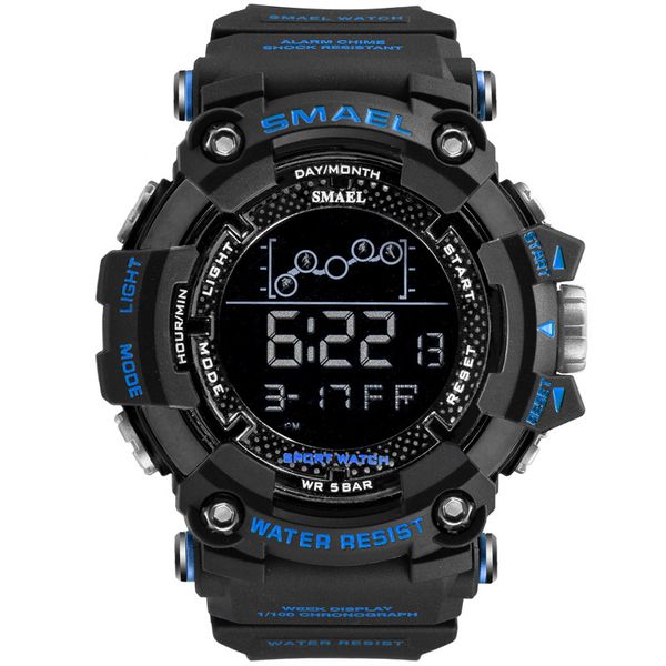 smael simaier wrist watch man outdoor sport waterproof watch trend single show noctilucent electronic, Slivery;brown
smael simaier wrist watch man outdoor sport waterproof watch trend single show noctilucent electronic, Slivery;brown