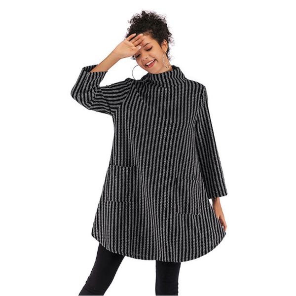 big size women cloak knitted sweater stripe pullovers long cloak autumn spring sweaters loose women cloaks ladies pullover, White;black
big size women cloak knitted sweater stripe pullovers long cloak autumn spring sweaters loose women cloaks ladies pullover, White;black