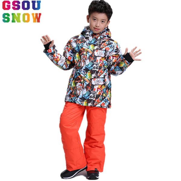 gsou snow дети лыжный костюм мальчик на лыжах комплект куртка + pant дети лыжный костюм водонепроницаемая сноуборд комплект зима верхняя оде
gsou snow дети лыжный костюм мальчик на лыжах комплект куртка + pant дети лыжный костюм водонепроницаемая сноуборд комплект зима верхняя оде