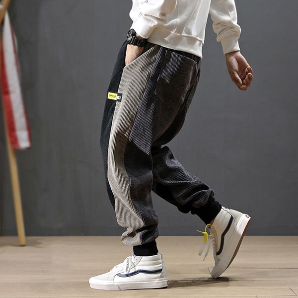 jeans autumn fashion winter corduroy men hop spliced designer loose harem casual elastic waist hip fit pants joggers pants men gjrpn, Black
jeans autumn fashion winter corduroy men hop spliced designer loose harem casual elastic waist hip fit pants joggers pants men gjrpn, Black