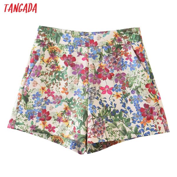 tangada women elegant floral print shorts zipper pockets female retro pocket casual shorts pantalones sl572, White;black
tangada women elegant floral print shorts zipper pockets female retro pocket casual shorts pantalones sl572, White;black