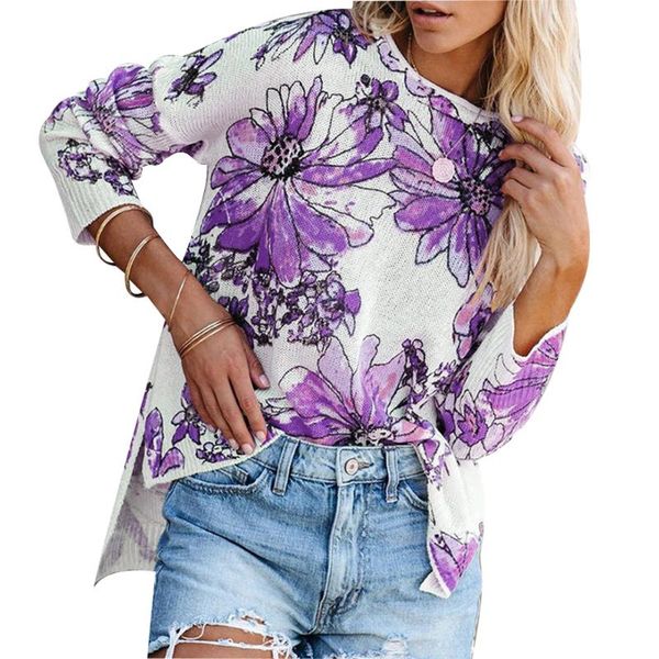 women's blouses & shirts 2021 floral printed blouse and women autumn irregular female bohemia casual round neck blusas d30, White
women's blouses & shirts 2021 floral printed blouse and women autumn irregular female bohemia casual round neck blusas d30, White