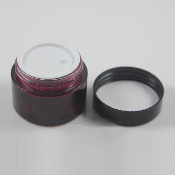 storage bottles & jars round mysterious purple glass empty cream jar 50 g with black/white lid
storage bottles & jars round mysterious purple glass empty cream jar 50 g with black/white lid