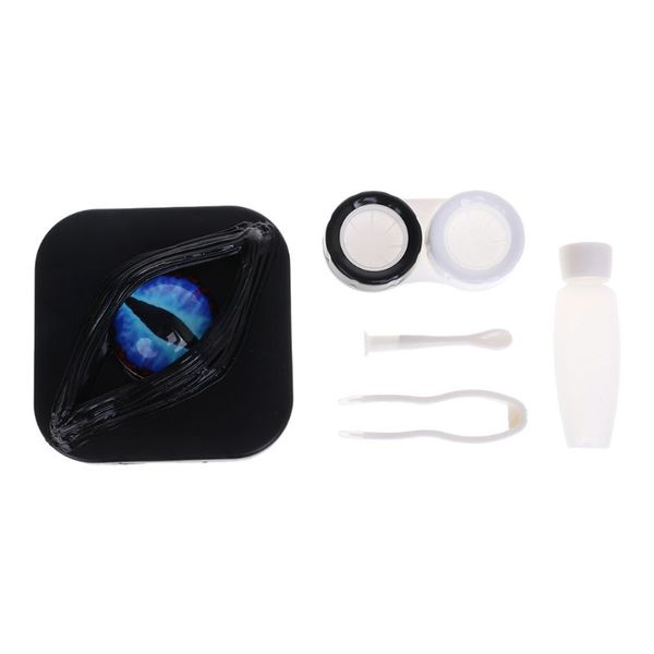 contact lens case lenses care kit box mirror unique storage travel portable holder, Silver
contact lens case lenses care kit box mirror unique storage travel portable holder, Silver