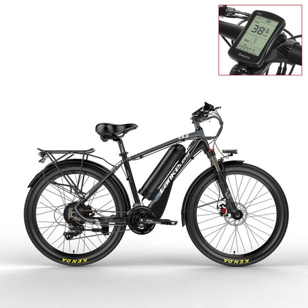 26 inch electric bicycle, 400w 48v strong power, removable lithium battery, lockable suspension fork, pedal assist e-bike, Silver;blue
26 inch electric bicycle, 400w 48v strong power, removable lithium battery, lockable suspension fork, pedal assist e-bike, Silver;blue