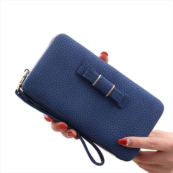 colorful bowknot pendant pu leather long casual women bow wallet coin purse ladies handbag day clutch bag 505, Red;black
colorful bowknot pendant pu leather long casual women bow wallet coin purse ladies handbag day clutch bag 505, Red;black