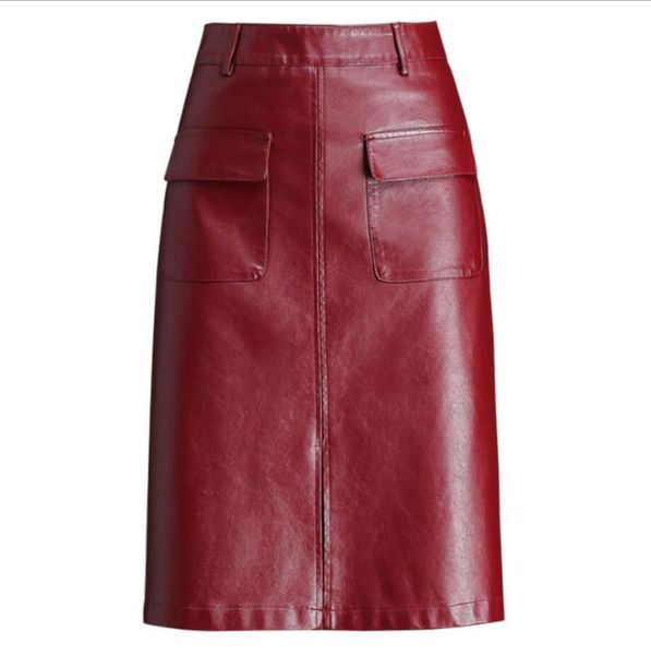 2020 autumn winter lady fashion office pu leather skirt female high waisted slim knee length pencil skirts plus size 4xl r1680, Black
2020 autumn winter lady fashion office pu leather skirt female high waisted slim knee length pencil skirts plus size 4xl r1680, Black