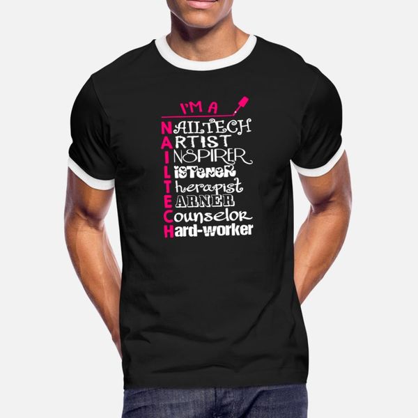 i'm a nailtech t shirt men designer short sleeve plus size 3xl fit loose comfortable spring pictures shirt
i'm a nailtech t shirt men designer short sleeve plus size 3xl fit loose comfortable spring pictures shirt