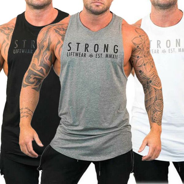 fashion new gym men' muscle sleeveless tank tee shirt bodybuilding sport fitness vest summer 2020, White;black
fashion new gym men' muscle sleeveless tank tee shirt bodybuilding sport fitness vest summer 2020, White;black