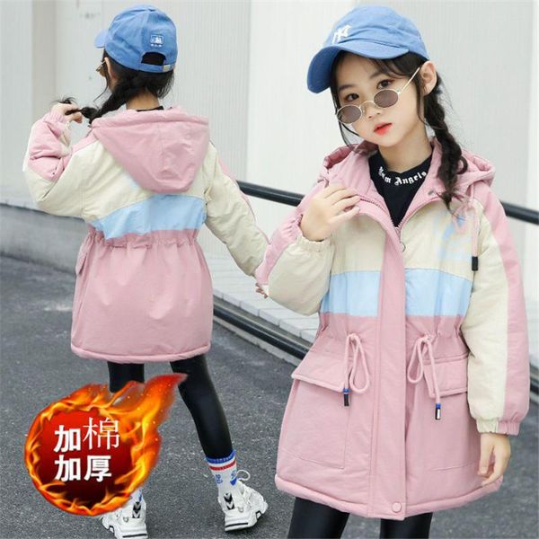 winter jackets for girls trench coats children clothing 3-14y hooded warm casual girls outerwear windbreaker coat, Blue;gray
winter jackets for girls trench coats children clothing 3-14y hooded warm casual girls outerwear windbreaker coat, Blue;gray