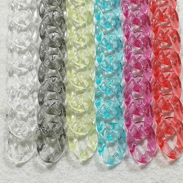 2020 candy color transparent acrylic eyeglasses chain diy glasses necklace chic summer sunglasses chain holder accessories, Silver
2020 candy color transparent acrylic eyeglasses chain diy glasses necklace chic summer sunglasses chain holder accessories, Silver